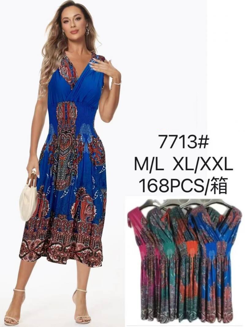 Sukienki damskie Roz M/L/XL/2XL, Mix Kolor Paczka 12 szt